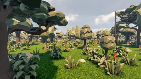 Low poly planet Earth white landscape background sustainable development Ec.. Illustrazione stock