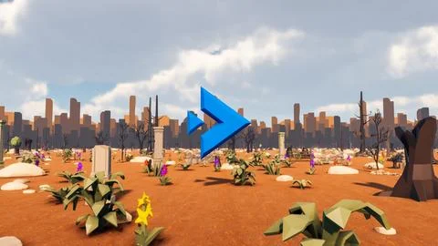 Low poly planet Earth white landscape background sustainable development Ec.. Illustrazione stock