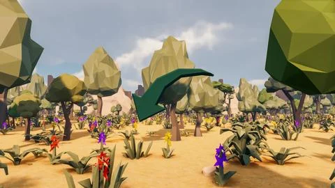 Low poly planet Earth white landscape background sustainable development Ec.. Illustrazione stock