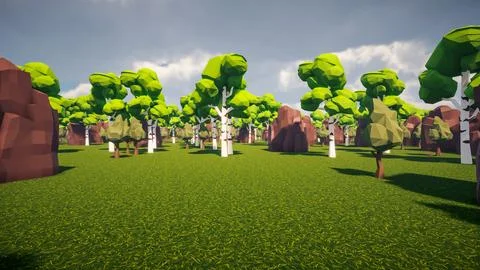 Low poly planet Earth white landscape background sustainable development Ec.. Stock Illustration