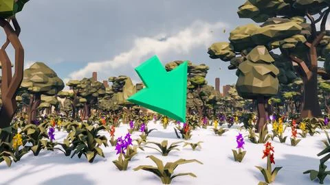 Low poly planet Earth white landscape background sustainable development Ec.. Stock Illustration