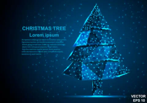 Low-poly. Polygon. style. Bright illustration. Triangle. Connections. For you Stockillustratie