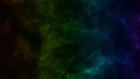Low Poly Rainbow Abstract Motion Background Video stock 118994620