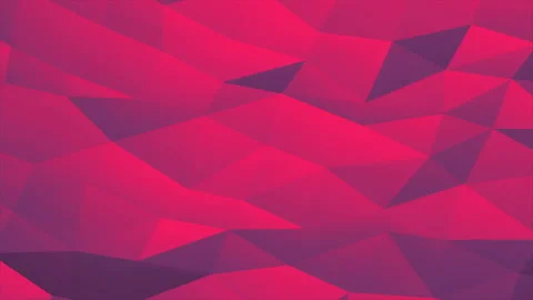 Low poly red triangular motion background.  Abstract geometric mosaic Stock Footage 115742297