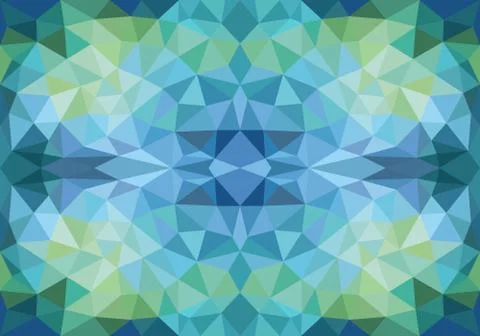 Low poly seamless vector pattern Stock Illustration