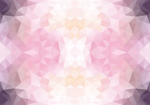 Low poly seamless vector pattern Stock Illustration