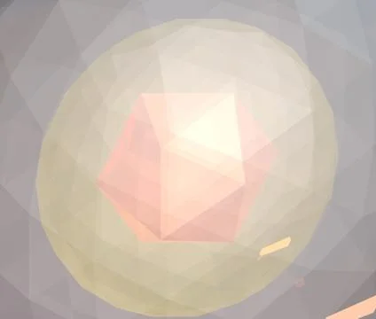 Low poly shapes Stock Illustration