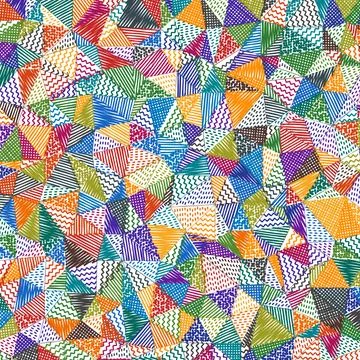 Low poly sketch background. Amazing square pattern. Cool abstract backgroun.. Illustrazione stock