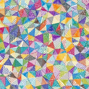 Low poly sketch background. Appealing square pattern. Authentic abstract ba.. Illustrazione stock