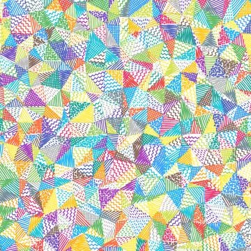 Low poly sketch background. Appealing square pattern. Neat abstract backgro.. Illustrazione stock