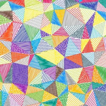 Low poly sketch background. Appealing square pattern. Awesome abstract back.. 스톡 일러스트