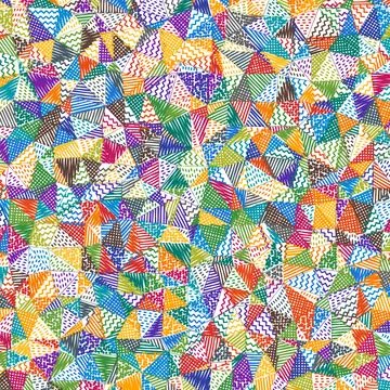 Low poly sketch background. Artistic square pattern. Awesome abstract backg.. Stockillustratie