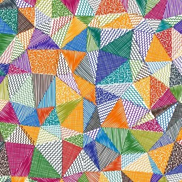 Low poly sketch background. Artistic square pattern. Appealing abstract bac.. Stock Illustration