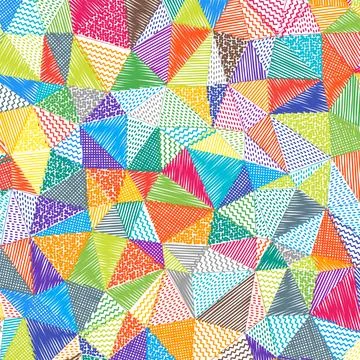 Low poly sketch background. Attractive square pattern. Beautiful abstract b.. イラスト素材
