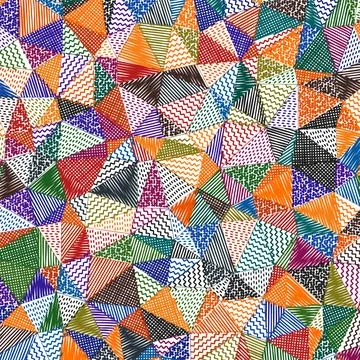 Low poly sketch background. Attractive square pattern. Cool abstract backgr.. Stock Illustration