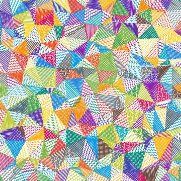 Low poly sketch background. Attractive square pattern. Artistic abstract ba.. Stock Illustration