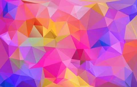 Low poly style illustration Stock Illustration