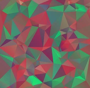Low poly style illustration Stock Illustration