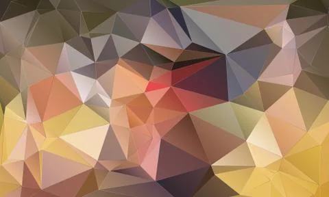 Low poly style illustration Stock Illustration