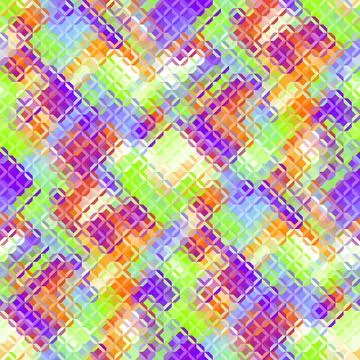 Low poly style seamless pattern. Tileable image. Small squares with glass effect Stock Illustration