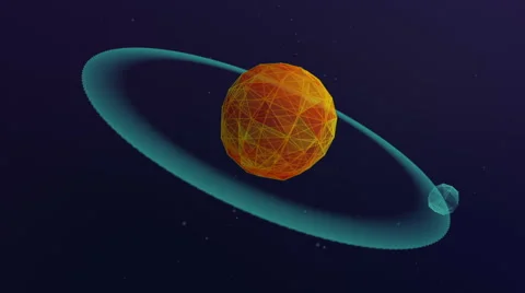 Low poly SUN Stock Footage 46264039