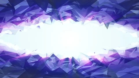 Low Poly Transparent Frame Stock Footage 99134000