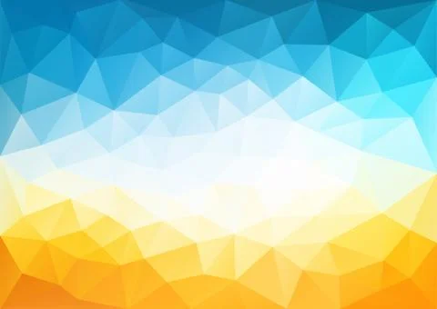 Low poly triangle shape pattern Stock Illustration