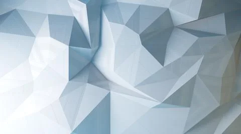 Low poly triangles background Stock Illustration