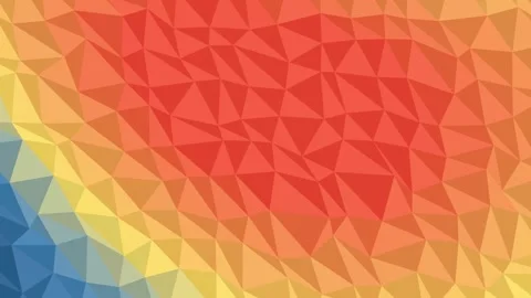 Low poly triangles with flowing gradient colors animated gradient background Vídeos de archivo 348283346