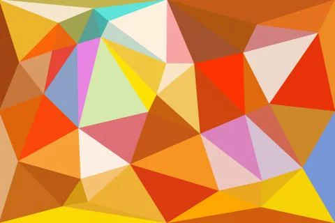 Low poly triangular abstract background Stock Illustration
