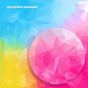 Low poly vector Stock Illustration