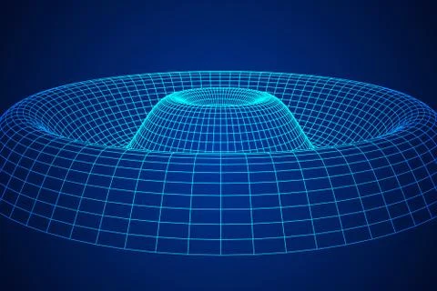 Low poly wave or ripple wireframe mesh background. Illustrazione stock