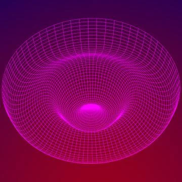 Low poly wave or ripple wireframe mesh background. Illustrazione stock