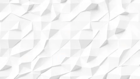 Low Poly White Geometric Pattern Loop Animation 스톡 동영상 305018413
