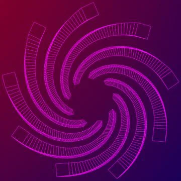 Low poly wireframe mesh background. Stock Illustration