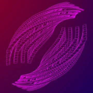 Low poly wireframe mesh background. 스톡 일러스트