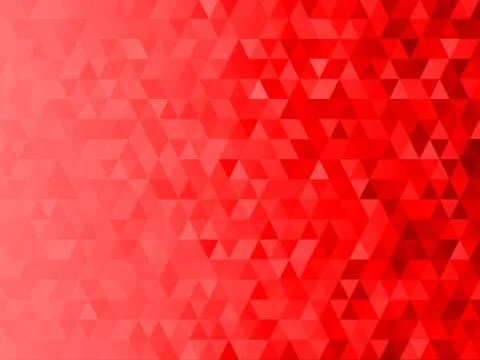Low polygon mosaic graphic background with red theme (Christmas theme) Foto stock