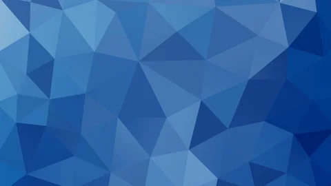 Low polygonal blue triangle flickering mosaic background loop animation Stock-Footage 85877297