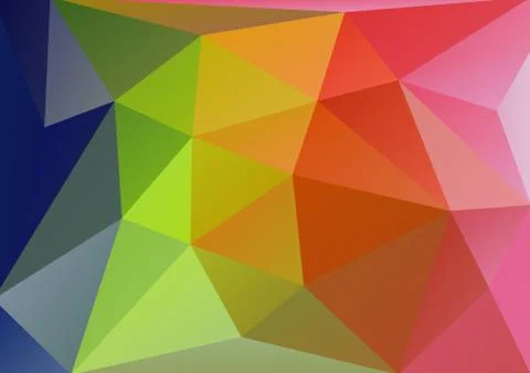 Low polygonal triangle background Stock Illustration