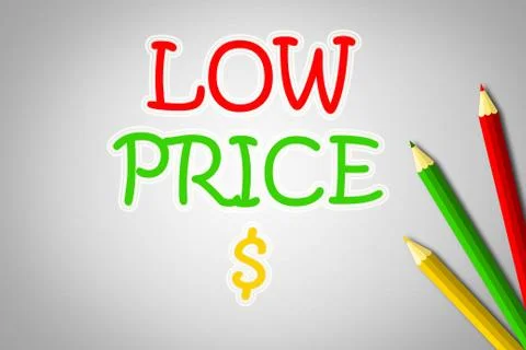 Low price concept Stock Illustration