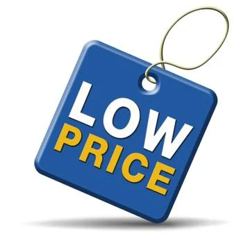 Low price icon Illustrazione stock