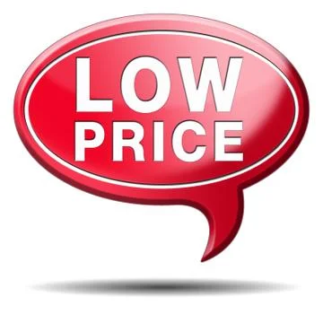Low price icon Stock Illustration