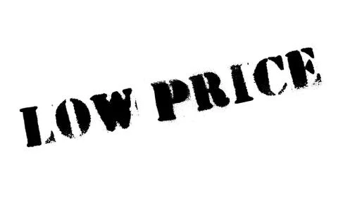 Low price stamp Illustrazione stock