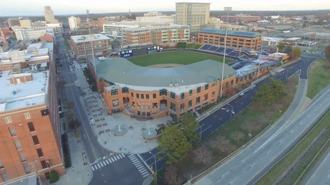 Low Push of DBAC, Durham, North Carolina Stock Footage 128406560