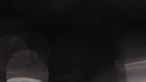 Low quality bokeh lights in the dark Stock Footage 318584890