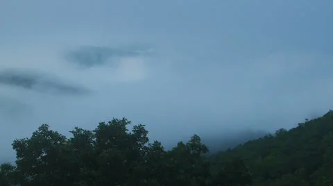 Low Rain Clouds Time lapse Stock Footage 39589118