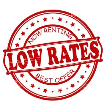 Low rates Stock Illustration