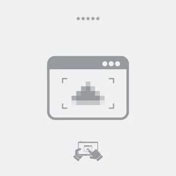 Low resolution image Illustration