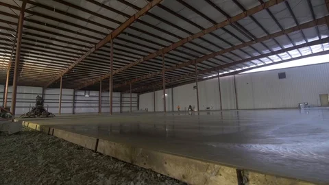 Low Right Pan Across Wet Concrete Stock-Footage 101390424