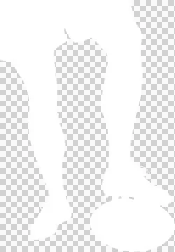 Low section of rugby player with ball Stock Illustration